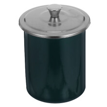 4Pcs Dark Green Outdoor Ashtray Stainless Steel Lid Windproof Metal