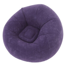 2Pcs Dark Blue Inflatable Bean Bag Chairs for Kids Indoor Outdoor Use