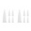 10Pcs White Plastic Lip Gloss Tubes Soft Refillable Squeeze Containers 9