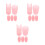 15Pcs Durable Pink Silicone Saxophone Thumb Rest Cushions 8