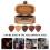 5Pcs Durable Wooden Guitar Pick Organizer with Storage Case 6