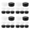 16Pairs Compact Plastic Go Chess Storage Pot Assorted Color Chess Box 9