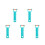 5Pcs Convenient Green Pool Handle Clips PP for Pool and Pond Cleaning 7