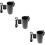 3Pcs Car Headrest Trash Can Plastic Hanging Garbage Bin 10