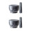 2Sets Marble Mortar and Pestle Set Kitchen Tool 6