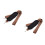 2Pcs Brown Nylon Crossbody Bag Strap Adjustable Wide Shoulder Strap 3