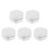 5Pcs Portable Plastic Teeth Organizer Retainer Storage Box White 5