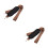 2Pcs Brown Nylon Crossbody Bag Strap Adjustable Wide Shoulder Strap 5