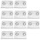 10Pcs Heavy-Duty Iron Tape Dispenser Cutter Silver Replacement 9