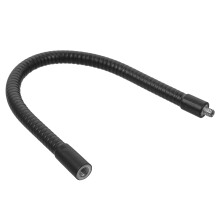 2Pcs Black Alloy Mic Stand Desk with 360 Bendable Rod for Home Use