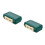 2Pcs 16-Compartment Fishing Gadget Box Green ABS Storage Tool Case 6
