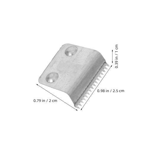 10Pcs Heavy-Duty Iron Tape Dispenser Cutter Silver Replacement 2