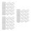 30Pcs White Foam Tubes for Modeling and DIY Christmas Decorations 4