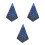 3Pcs Multi Pla Spiral Cone Fidget Toy 3D Printed Stress Relief Pyramid 9