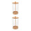 2Pcs Acrylic Straw Storage Container with Wood Lid for Countertop Use 8