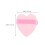 100Pcs Heart Shaped Makeup Powder Puff Pink Cosmetic Face Tools 7
