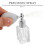 4Pcs Portable Transparent Glass Atomizer Bottles Precision Mist Spray 4