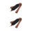 2Pcs Brown Nylon Crossbody Bag Strap Adjustable Wide Shoulder Strap 8