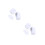 2Pcs Vertical Blind Chain Suit White with 20M Beaded Buckle and Plates 6
