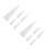 10Pcs White Plastic Lip Gloss Tubes Soft Refillable Squeeze Containers 5