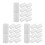 30Pcs White Foam Tubes for Modeling and DIY Christmas Decorations 7