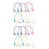 12Pcs Sturdy Metal Rubber Guitar Effect Patch Cables for Amplifiers 6