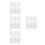 20Pcs Transparent Plastic Lip Gloss Tubes Empty Refillable Makeup Pens 9