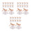 75Pièces Boîtes Treats Triangle Papier Solide Mariage 6
