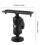 2Sets Portable ABS Tablet Mount Universal Rotated GPS Holder Black 11