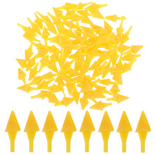 400Pcs Yellow Plastic Doll Beaks Kit for DIY Plush Toy Decoration