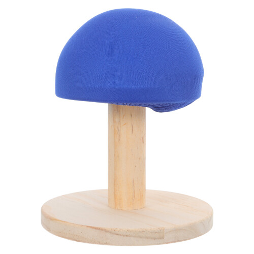 Space-Saving Blue Wooden Ironing Board for Collars Cuffs Home Use