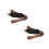 2Pcs Brown Nylon Crossbody Bag Strap Adjustable Wide Shoulder Strap 4