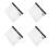 4Pcs Compact Business Planner Paper Monthly Schedule Pad White 6