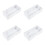 4Pcs White Wall Socket PVC Face Mount Electrical Box for Home Use 5