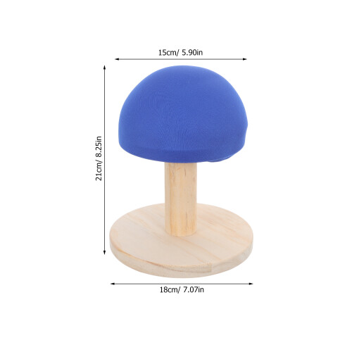 Space-Saving Blue Wooden Ironing Board for Collars Cuffs Home Use 1
