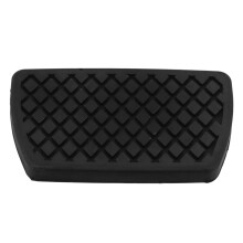 3Pcs Black Rubber Brake and Clutch Pedal Covers Car Interior Pads