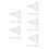 500Pcs Transparent Makeup Spatulas Plastic Handle for Cream & Mask Use 5
