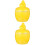 2Pcs Multi-Function Ceramic Stew Pot Yellow Kitchen Tableware 7