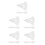 500Pcs Transparent Makeup Spatulas Plastic Handle for Cream & Mask Use 7