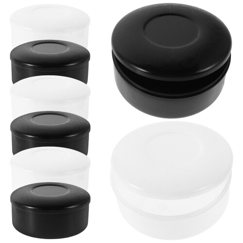 16Pairs Compact Plastic Go Chess Storage Pot Assorted Color Chess Box 2