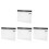 4Pcs Compact Business Planner Paper Monthly Schedule Pad White 5