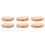 6Pcs Natural Solid Wood Lamp Bases Round DIY Desk Lamp Base 6