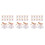 75Pièces Boîtes Treats Triangle Papier Solide Mariage 3