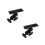 2Sets Portable ABS Tablet Mount Universal Rotated GPS Holder Black 4