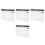 4Pcs Compact Business Planner Paper Monthly Schedule Pad White 7