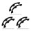 9Pcs Black Pbt Ski Edge Protector Skateboard Deck Strip 9