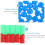 2Sets Double Helix Model Kit Plastic Dna Teaching Tool Assorted Colors 11