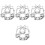 4Pcs Silver Fire Sprinkler Protector Iron Guard for Home Use 5