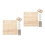 2Sets Khaki Crochet Blocking Board with Needle Wood Knitting Aid Tool 4
