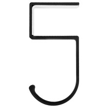 5Stk Schwarzer Desk Hook Für Taschen Robuster Handtaschenhalter Metall
